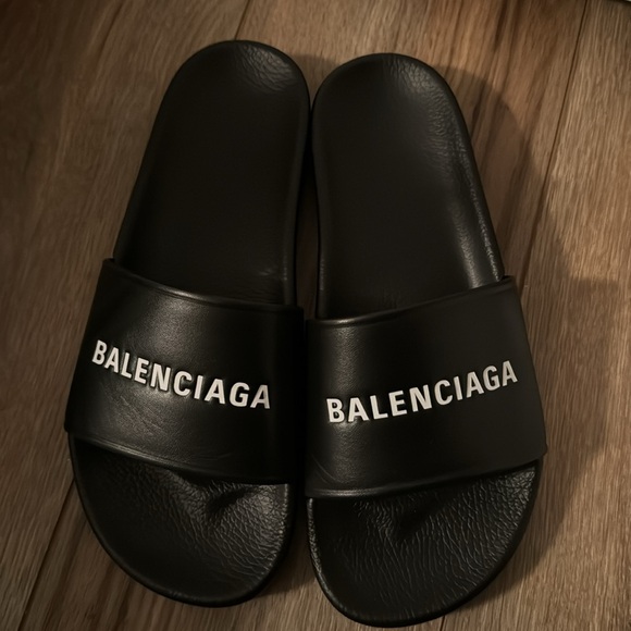 BALENCIAGA black slides - Picture 2 of 3